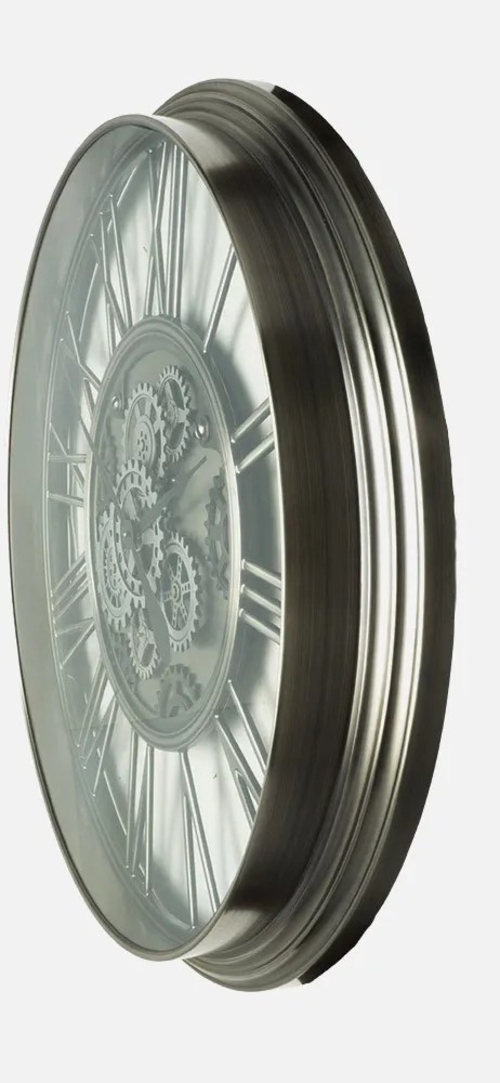 ABRILA TURIN Niquel - Reloj de Pared 86CM