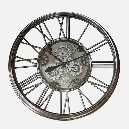 ABRILA TURIN Niquel - Reloj de Pared 86CM