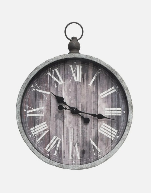 ABRILA VELVET Rústico - Reloj de Pared 37,5CM