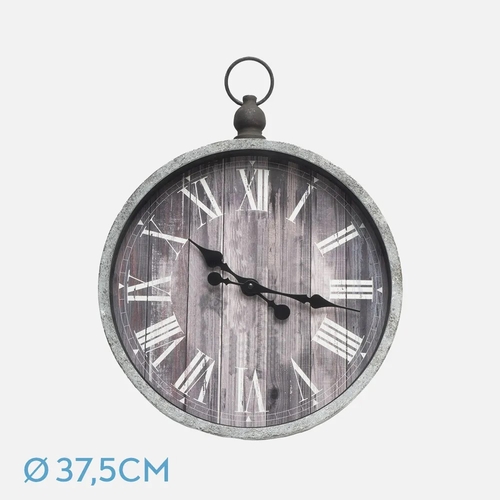 ABRILA VELVET Rústico - Reloj de Pared 37,5CM