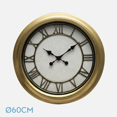 ABRILA ALMITA ORO - Reloj de Pared 60CM