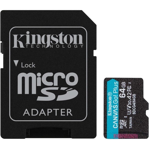 KINGSTON SDCG4 Negro-Azul - Tarjeta de Memoria 64GB