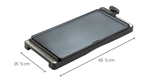JATA JEGR1245 Negro - Plancha de Asar 2200W