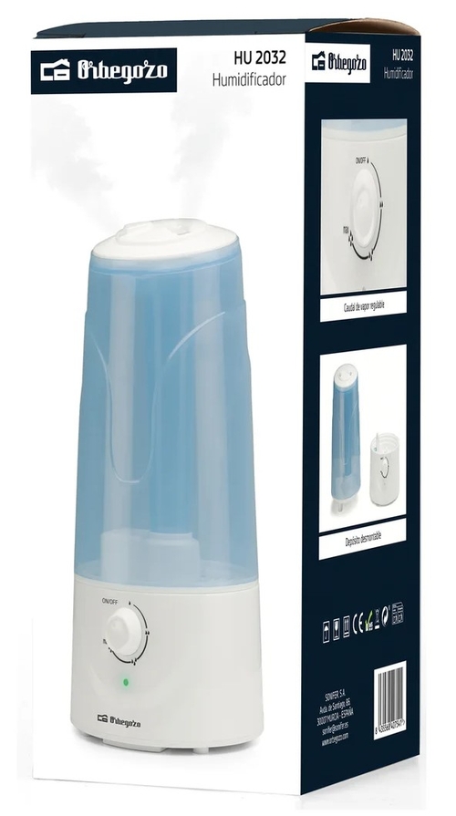 ORBEGOZO HU 2032 Blanco - Humidificador 25W 300ML