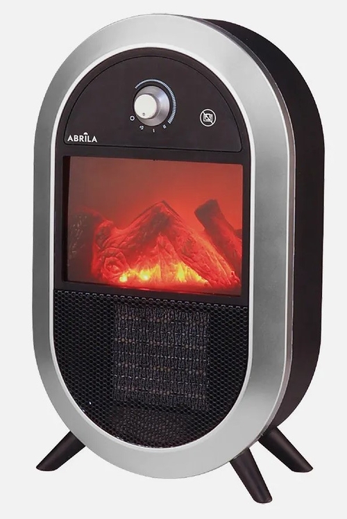 ABRILA SAUCE Negro-Plata - Calefactor Cerámico 1800W