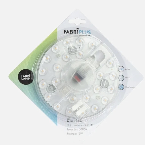 ABRILA PLACA RED Blanco - Disco Led 12W