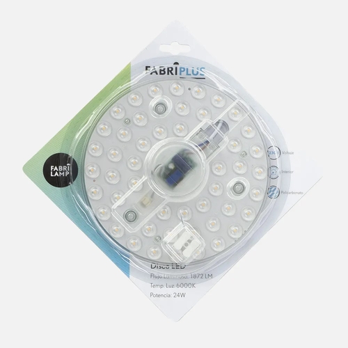 ABRILA PLACA REDONDA Blanco - Disco Led 24W 6000K