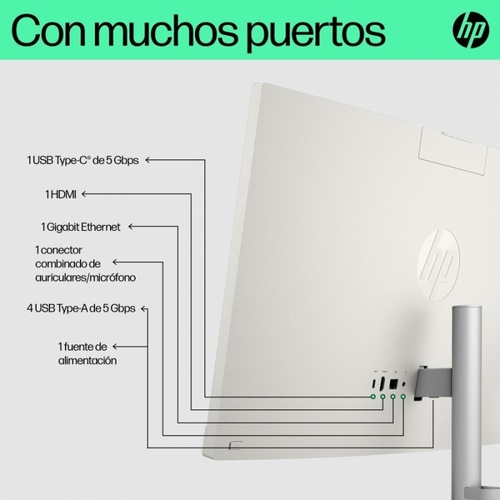 HP 24CR-0093NS INTEL CORE 3 1315U Blanco - Ordenador Sobremesa 23.8" 16GB 512GB
