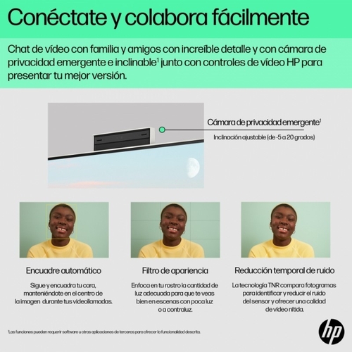 HP 24CR-0093NS INTEL CORE 3 1315U Blanco - Ordenador Sobremesa 23.8" 16GB 512GB