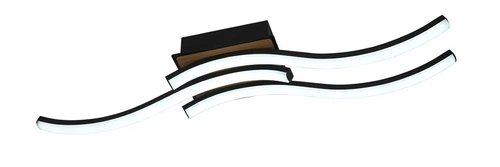 ABRILA MURRAY Negro-Madera - Plafón 48W