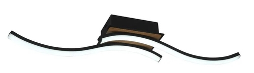 ABRILA MURRAY Negro-Madera - Plafón 32W