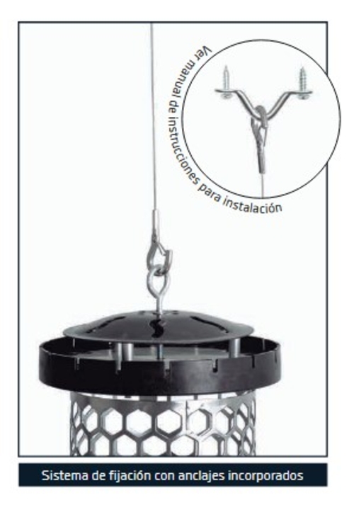 ORBEGOZO LO 8005 Negro - Brasero Lorito 400W