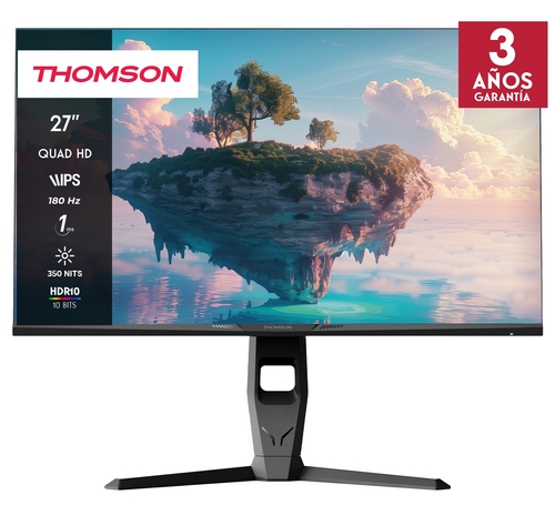 THOMSON M27QG5Y14 Negro - Monitor 27" Gaming QHD