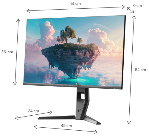 THOMSON M27QG5Y14 Negro - Monitor 27" Gaming QHD