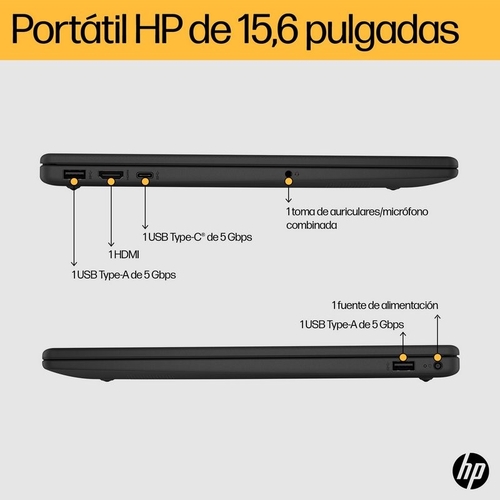 HP 15-FC0088NS RYZEN 3 7320U Gris - Ordenador Portátil 15.6" 8GB 256GB