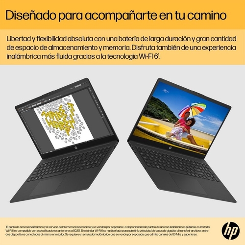 HP 15-FC0088NS RYZEN 3 7320U Gris - Ordenador Portátil 15.6" 8GB 256GB