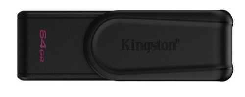 Pendrive KINGSTON DATATRAVELER EXODIA S Negro 64GB