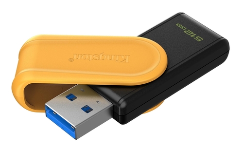 KINGSTON DATATRAVELER EXODIA S Amarillo - Pendrive 512GB