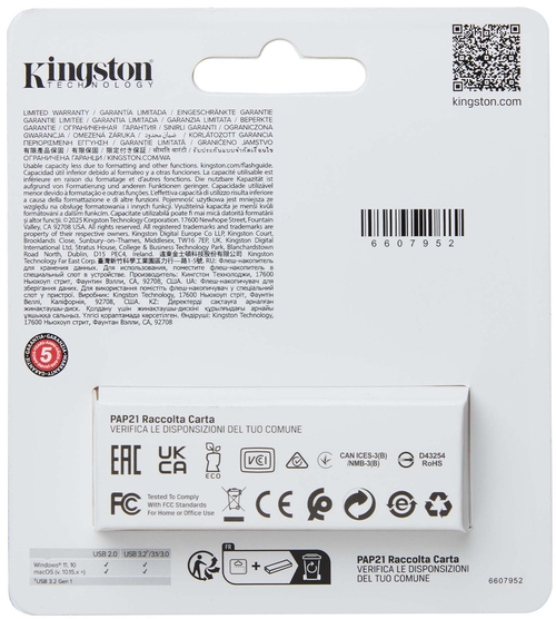 KINGSTON DATATRAVELER EXODIA S Amarillo - Pendrive 512GB