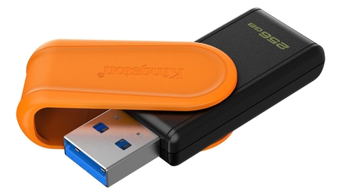 KINGSTON DATATRAVELER EXODIA S Naranja-Negro - Pendrive 256GB