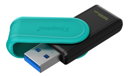 KINGSTON DATATRAVELER EXODIA S Azul-Negro - Pendrive 128GB