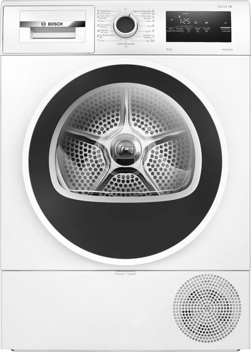 BOSCH WTR85V00ES Blanco - Secadora Bomba de Calor 8KG