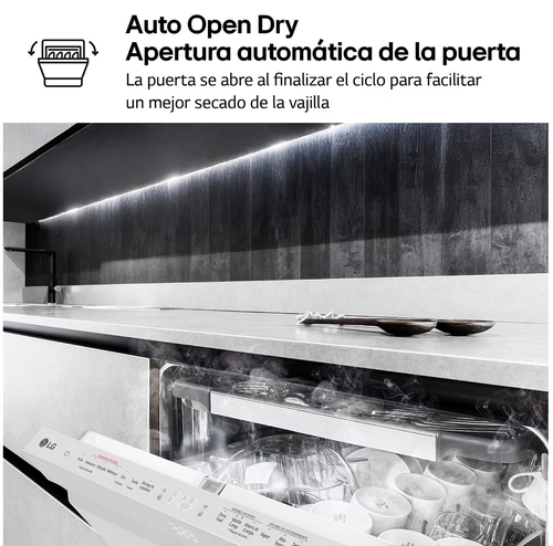 LG DF587HHS Blanco - Lavavajillas 60CM 14 Servicios