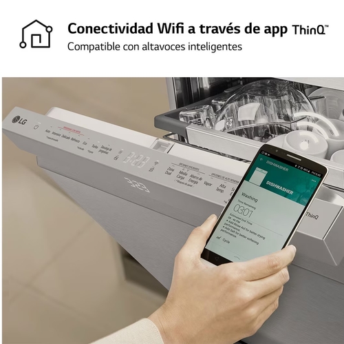 LG DF587HVS INOX - Lavavajillas 60CM 14 Servicios