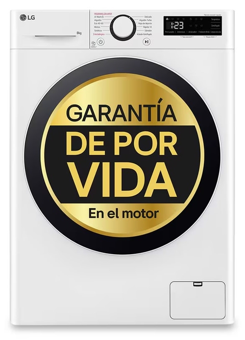 LG F2WR5S08A0W Blanco - Lavadora Carga Frontal 8KG 1200RPM