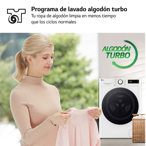 LG F2WR5S08A0W Blanco - Lavadora Carga Frontal 8KG 1200RPM