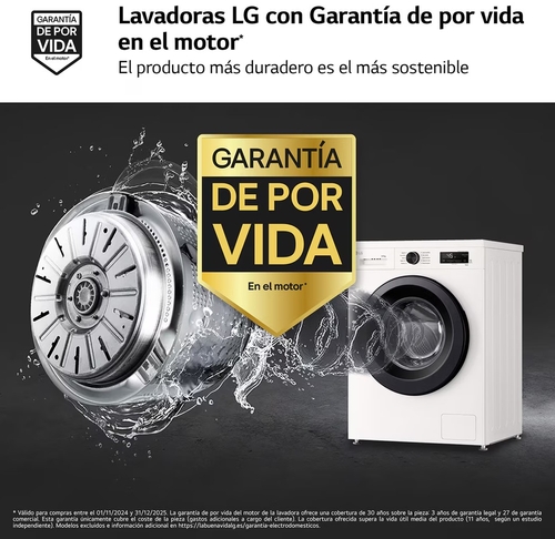 LG W4X1095NWK Blanco - Lavadora Secadora 9KG / 5KG 1400RPM
