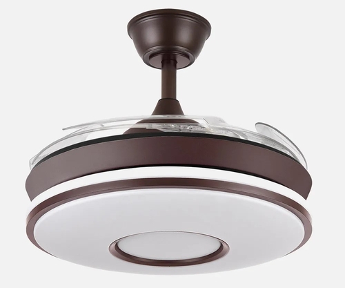 ABRILA DANI Marrón - Ventilador de Techo Aspas Retráctiles 59 W F