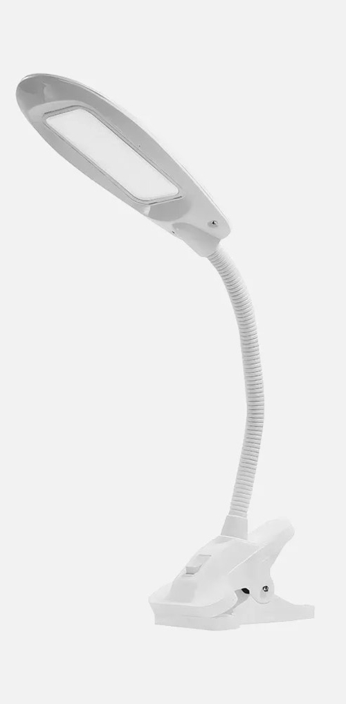 ABRILA SAJAS Blanco - Flexo 5W Con Pinza