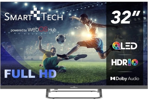 SMART-TECH 32QW01V Negro - TV 32" QLED Smart TV