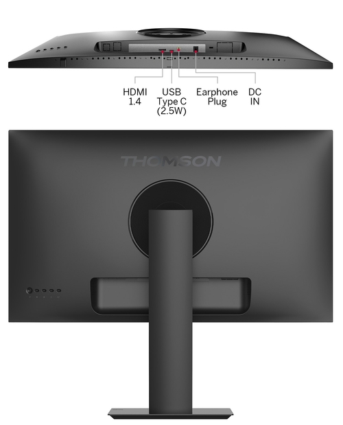 THOMSON M27FB5C14 Negro - Monitor 27" FHD