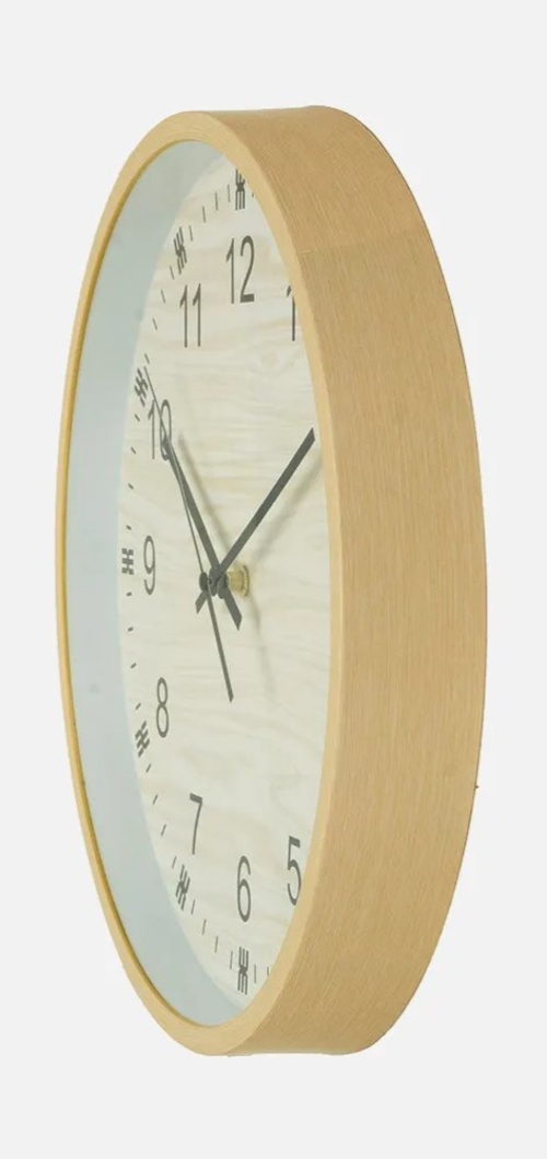 ABRILA KIWI Madera - Reloj de Pared 35CM