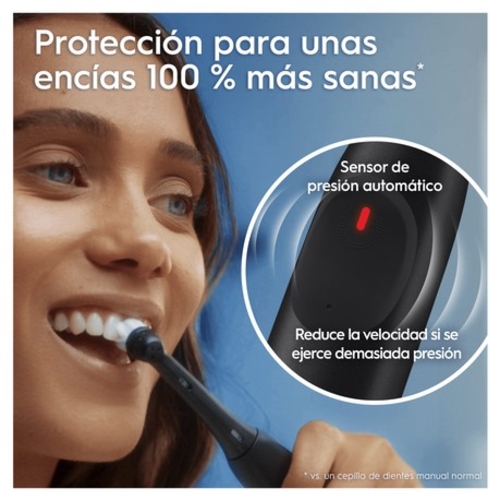 BRAUN ORAL B IO-2 Negro - Cepillo Eléctrico + Funda de  Viaje + 3 Recambios