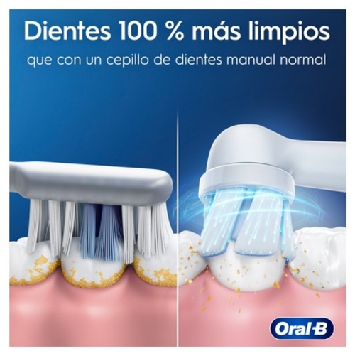 BRAUN ORAL B IO-2 Negro - Cepillo Eléctrico + Funda de  Viaje + 3 Recambios