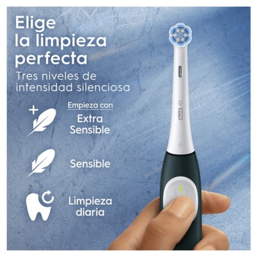 BRAUN ORAL B IO-3 Negro - Cepillo Eléctrico + Funda de  Viaje + 3 Recambios