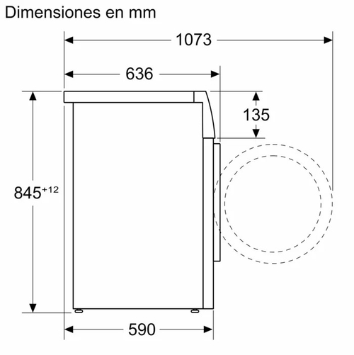 BALAY 3TS495XS INOX - Lavadora Carga Frontal 9KG 1400RPM