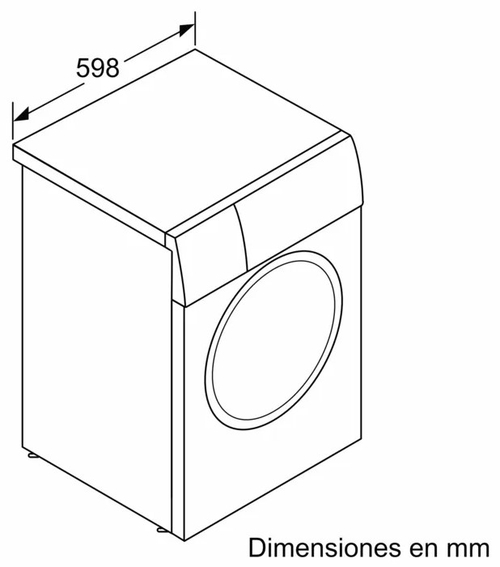 BALAY 3TS495XS INOX - Lavadora Carga Frontal 9KG 1400RPM