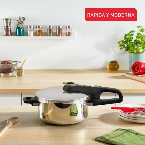 TEFAL SECURE TRENDY - Olla a Presión 4L