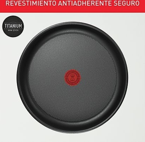 TEFAL INGENIO L881S INOX - Set de Sartenes 22 y 26cm + Cazo 16cm + Mango Extraíble