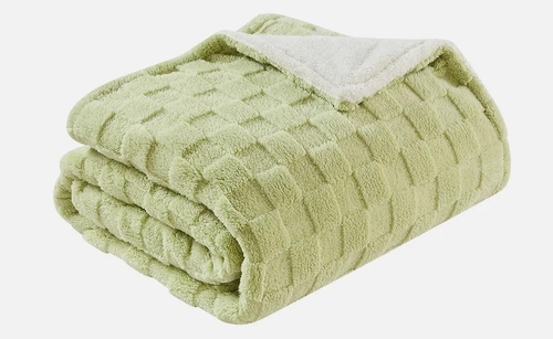 ABRILA ALCANTARA Verde-Beige - Manta Eléctrica 160W