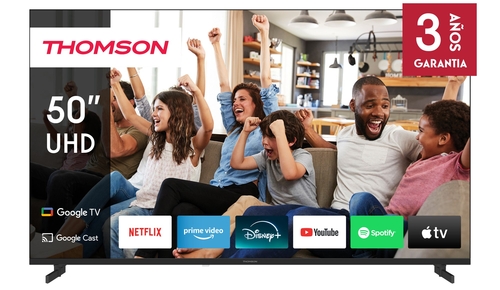 THOMSON 50UG4S14  Negro - TV 50" UHD Smart TV