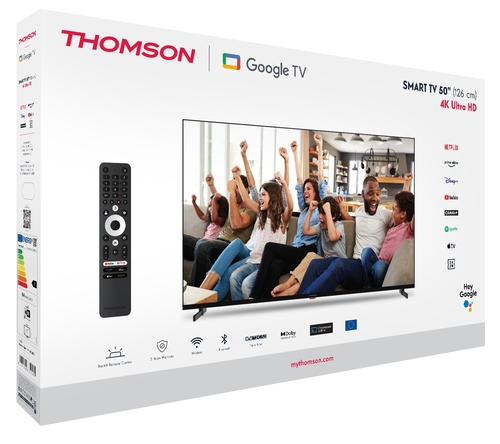THOMSON 50UG4S14  Negro - TV 50" UHD Smart TV