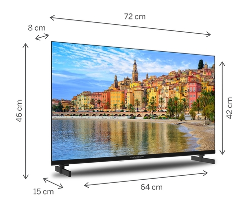 THOMSON 32FG2S14 Negro - TV 32" FHD Smart TV