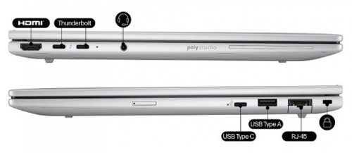 HP ELITEBOOK 8 G1i, Ultra 5 225H Plata - Ordenador Portátil 14" 16GB 512GB