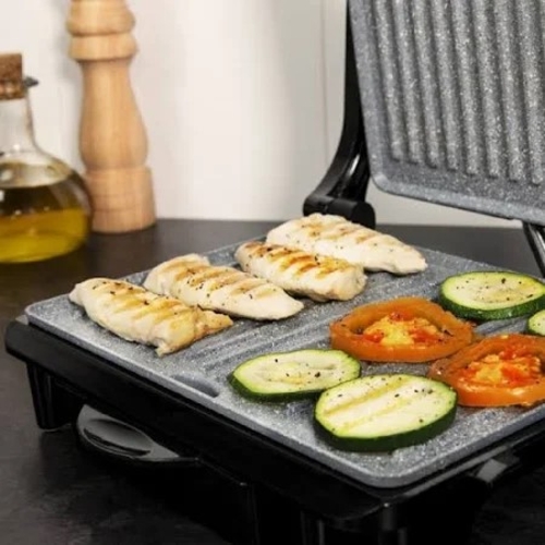 CECOTEC GRILL ROCK'N RAPID - Plancha de Asar 1500W ROCKSTONE