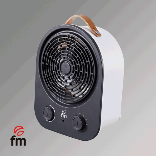 FM TH-22 Blanco-Negro - Calefactor 2000W